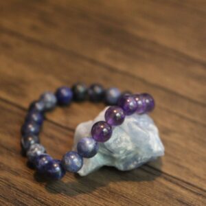 Spiritual Balance Amethyst Sodalite Energy Bracelet