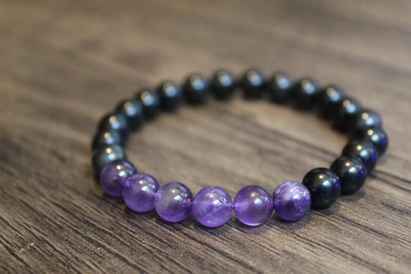 High Quality Purple Black Fashion Energy Jewelry Bracelet