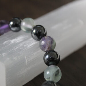 Hematite Bracelet on Selenite