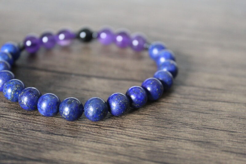 Purple Blue Black Bracelet